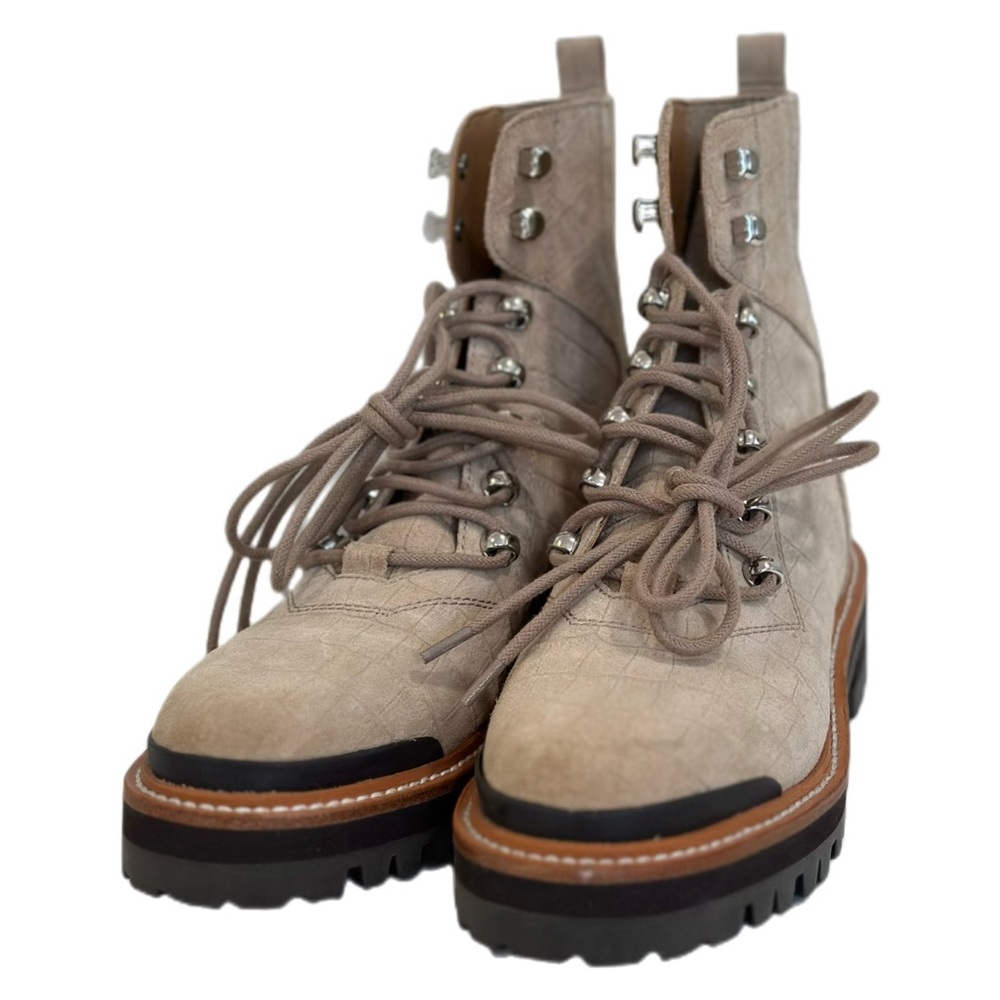 Marc Fisher Tan Combat Boots